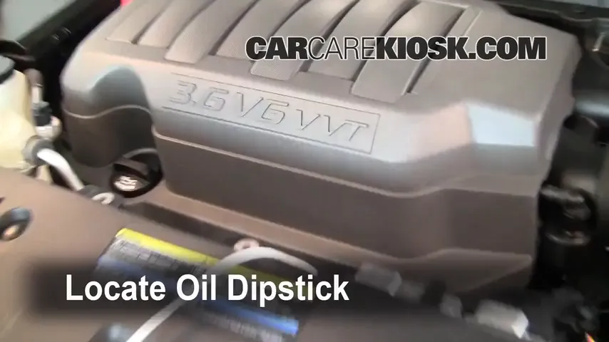 2008 Saturn Outlook XE 3.6L V6 Oil Check Oil Level